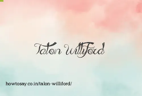 Talon Williford