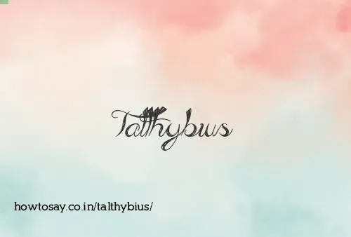 Talthybius