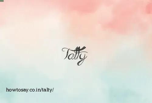 Talty