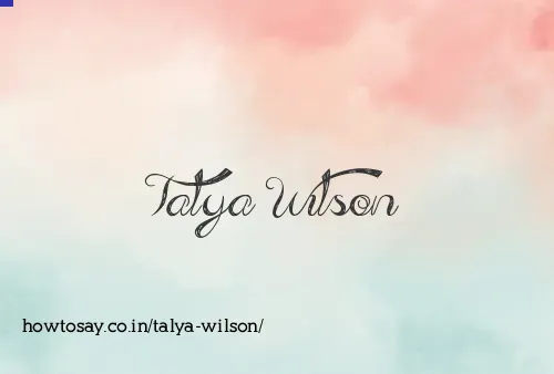 Talya Wilson