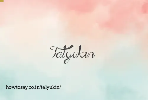 Talyukin