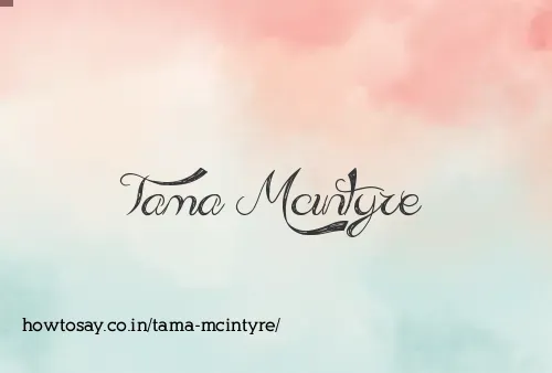 Tama Mcintyre