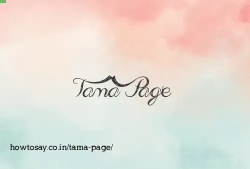 Tama Page