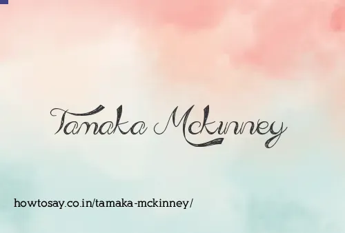 Tamaka Mckinney