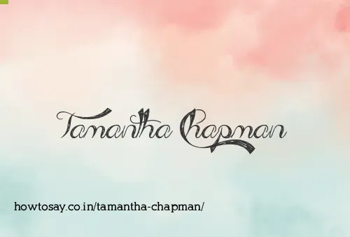 Tamantha Chapman