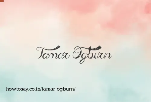 Tamar Ogburn