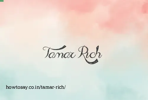 Tamar Rich