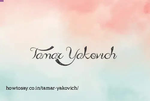 Tamar Yakovich