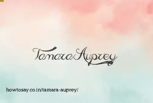 Tamara Auprey
