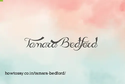 Tamara Bedford
