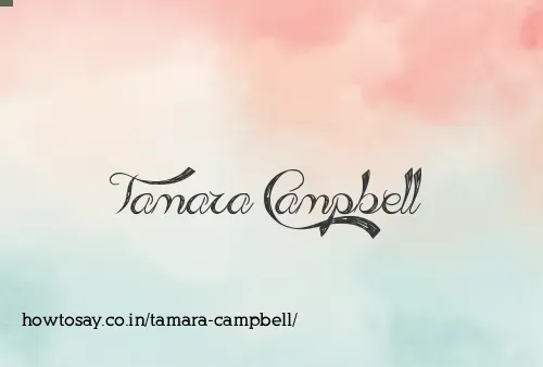 Tamara Campbell