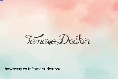 Tamara Deaton