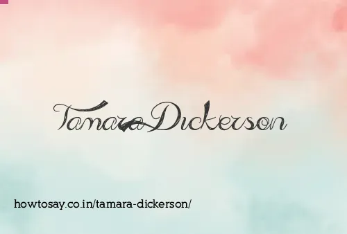 Tamara Dickerson