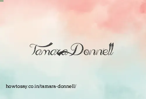 Tamara Donnell