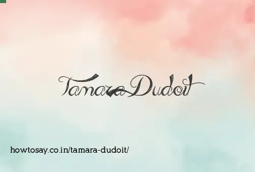 Tamara Dudoit