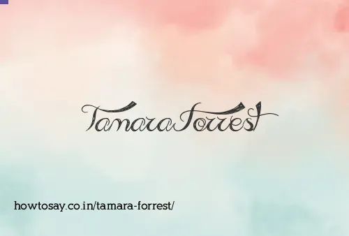 Tamara Forrest