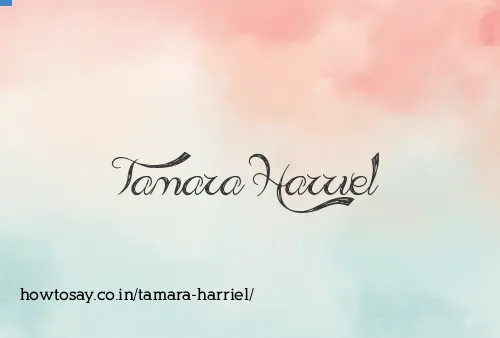 Tamara Harriel