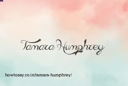 Tamara Humphrey