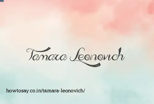 Tamara Leonovich