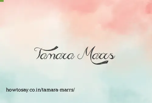 Tamara Marrs