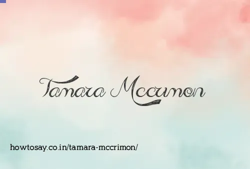 Tamara Mccrimon