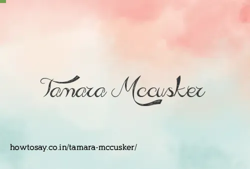 Tamara Mccusker
