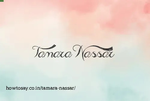 Tamara Nassar
