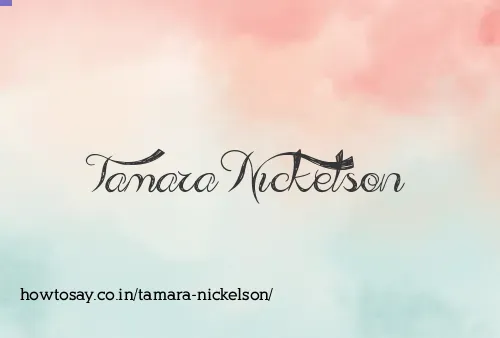 Tamara Nickelson