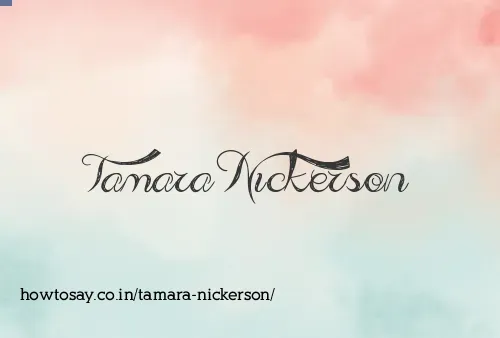 Tamara Nickerson
