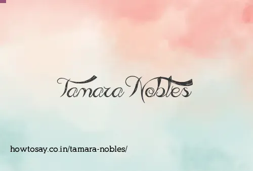 Tamara Nobles