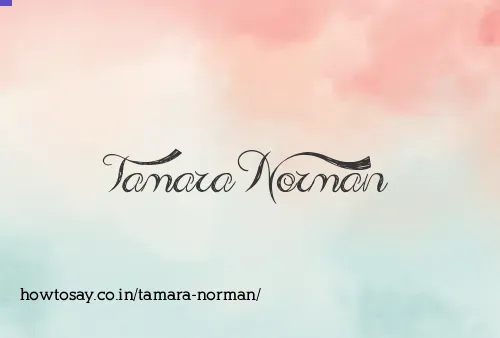 Tamara Norman