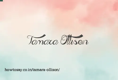 Tamara Ollison