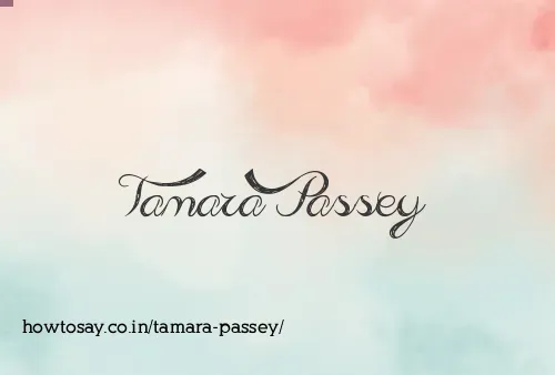 Tamara Passey