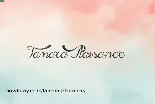 Tamara Plaisance