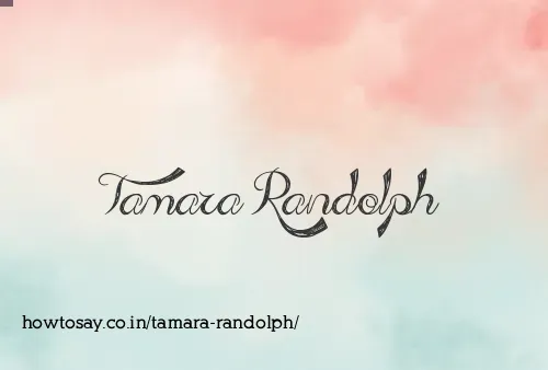 Tamara Randolph