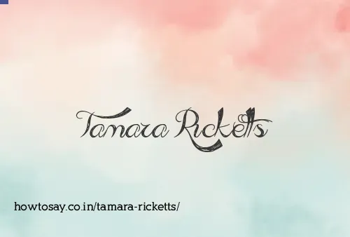 Tamara Ricketts