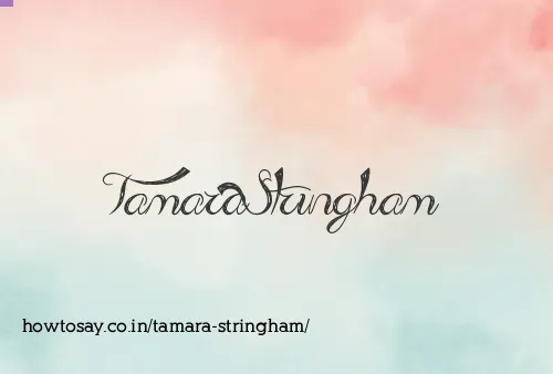 Tamara Stringham