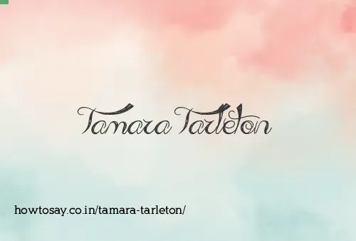Tamara Tarleton