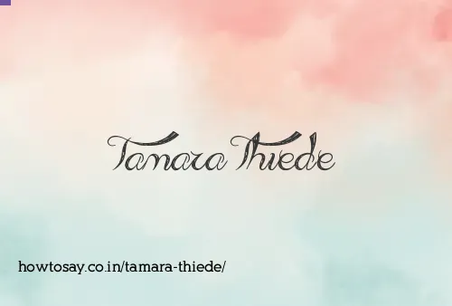 Tamara Thiede
