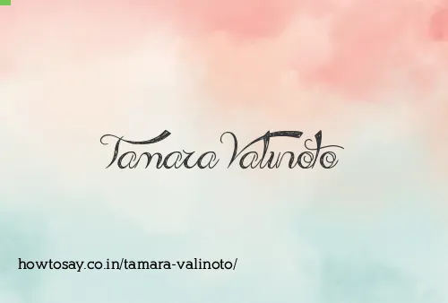 Tamara Valinoto