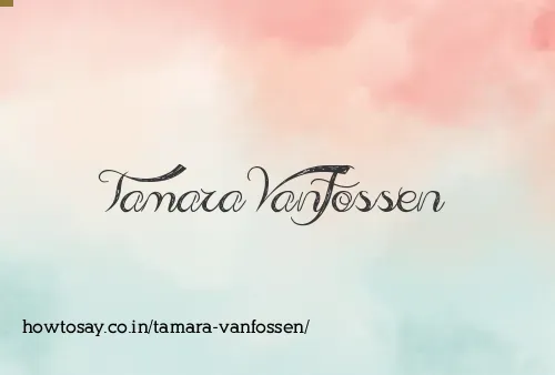 Tamara Vanfossen