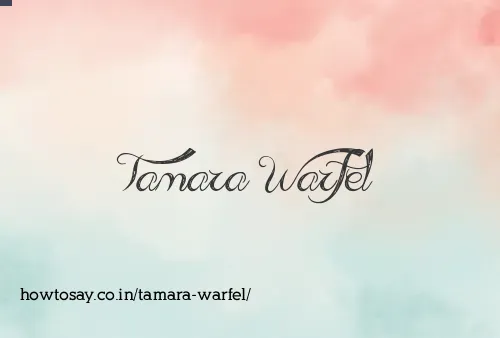 Tamara Warfel