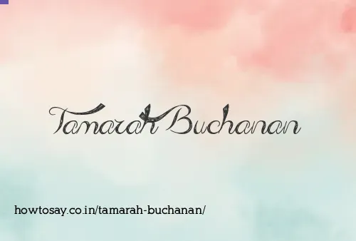 Tamarah Buchanan