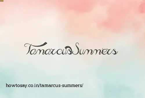Tamarcus Summers