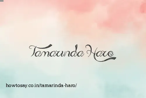 Tamarinda Haro