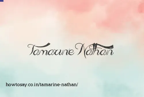 Tamarine Nathan