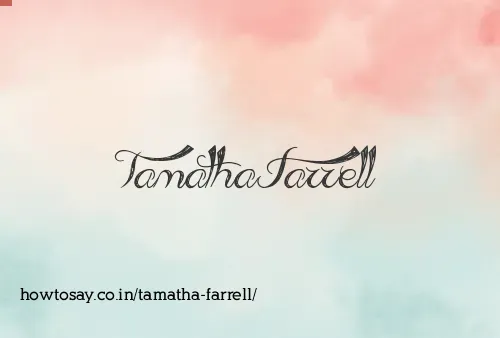 Tamatha Farrell