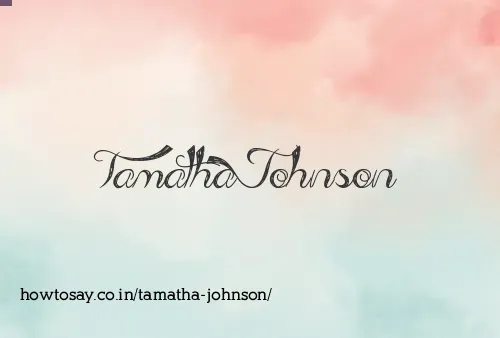 Tamatha Johnson