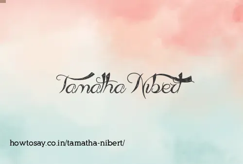 Tamatha Nibert