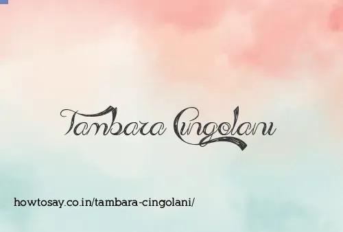 Tambara Cingolani